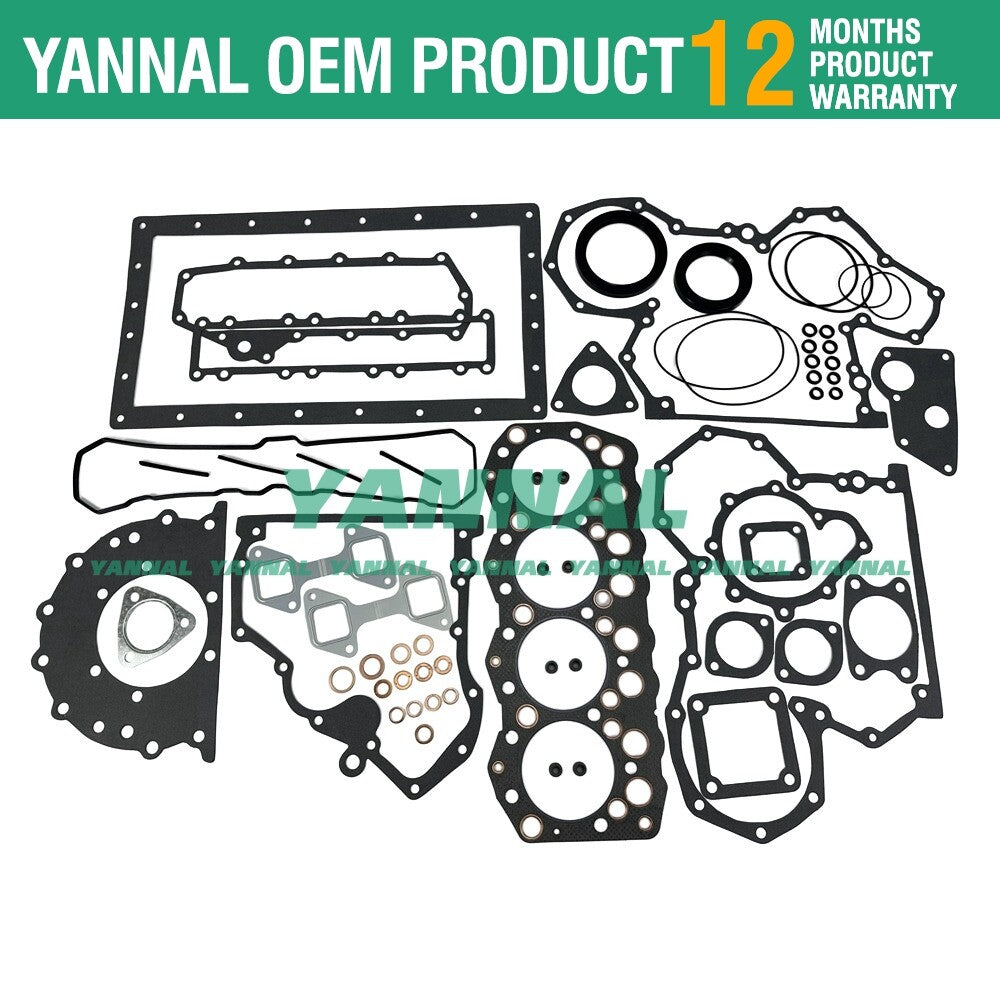 Full overhaul gasket kit for Perkins 804C-33T and 804D-33T engines, suitable for Alpine 65 and 75 engines.