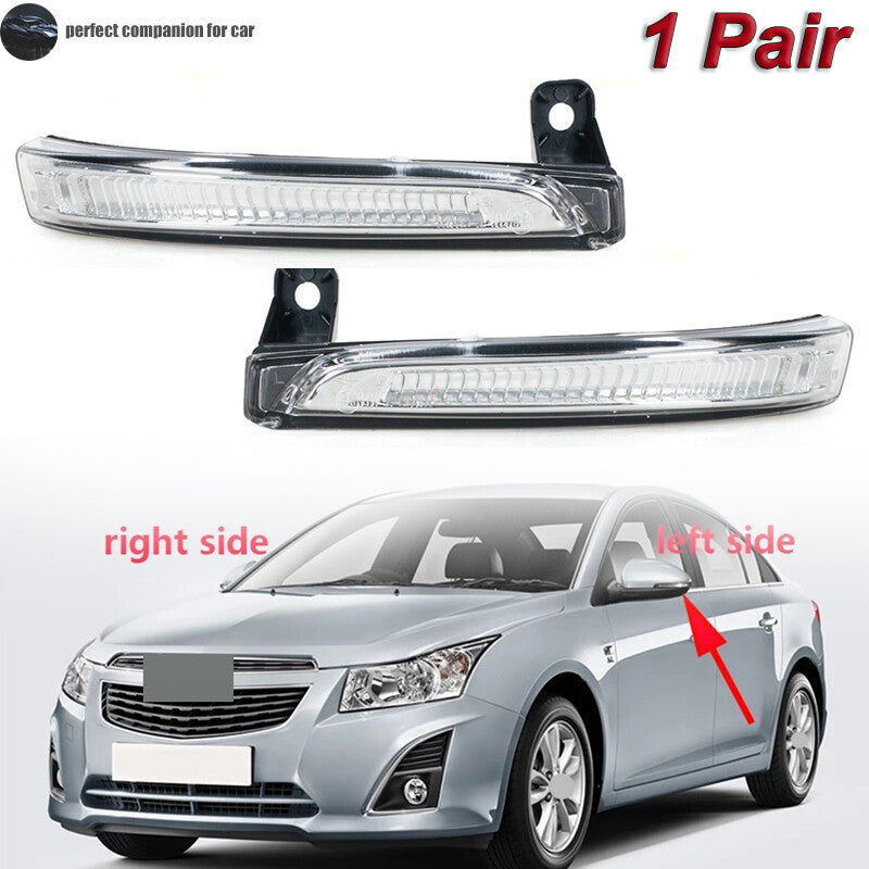 1 Pair LED Side Door Mirror Turn Signal Light For 2009-2015 for Chevrolet for Cruze J300