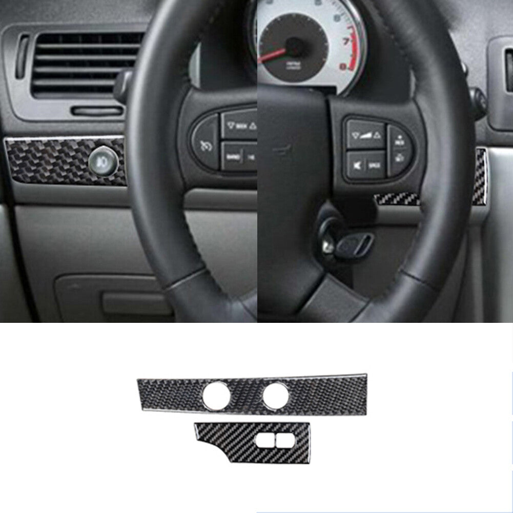4Pcs Red Carbon Fiber Interior Door Handle Trim Cover for VW for Golf MK7 2014-2019 v