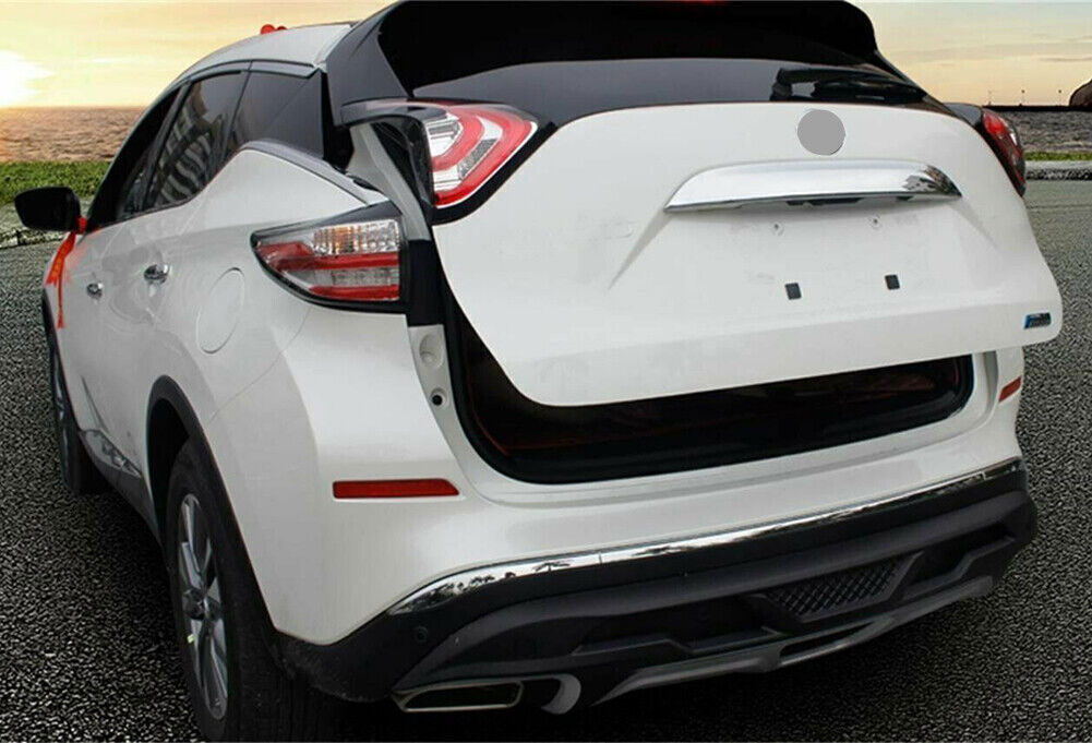 Molded trim for Nissan Murano 2015-2022 trunk lid - Chrome Silver