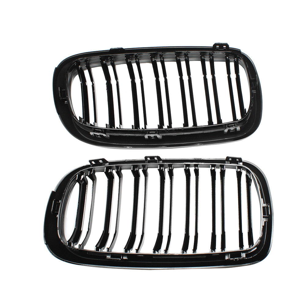 Pair Front Left Right Bumper Kidney Grilles Trim Fits for X5 F15 2014 2015 2016 2018