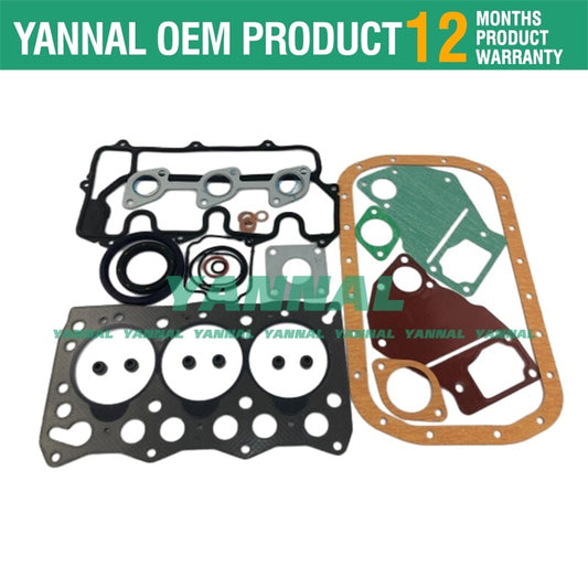 3LD1 Full Overhaul Gasket Kit for ISUZU Engines, Suitable for SUMITOMO SH30UJ, SH32J, SH35J-