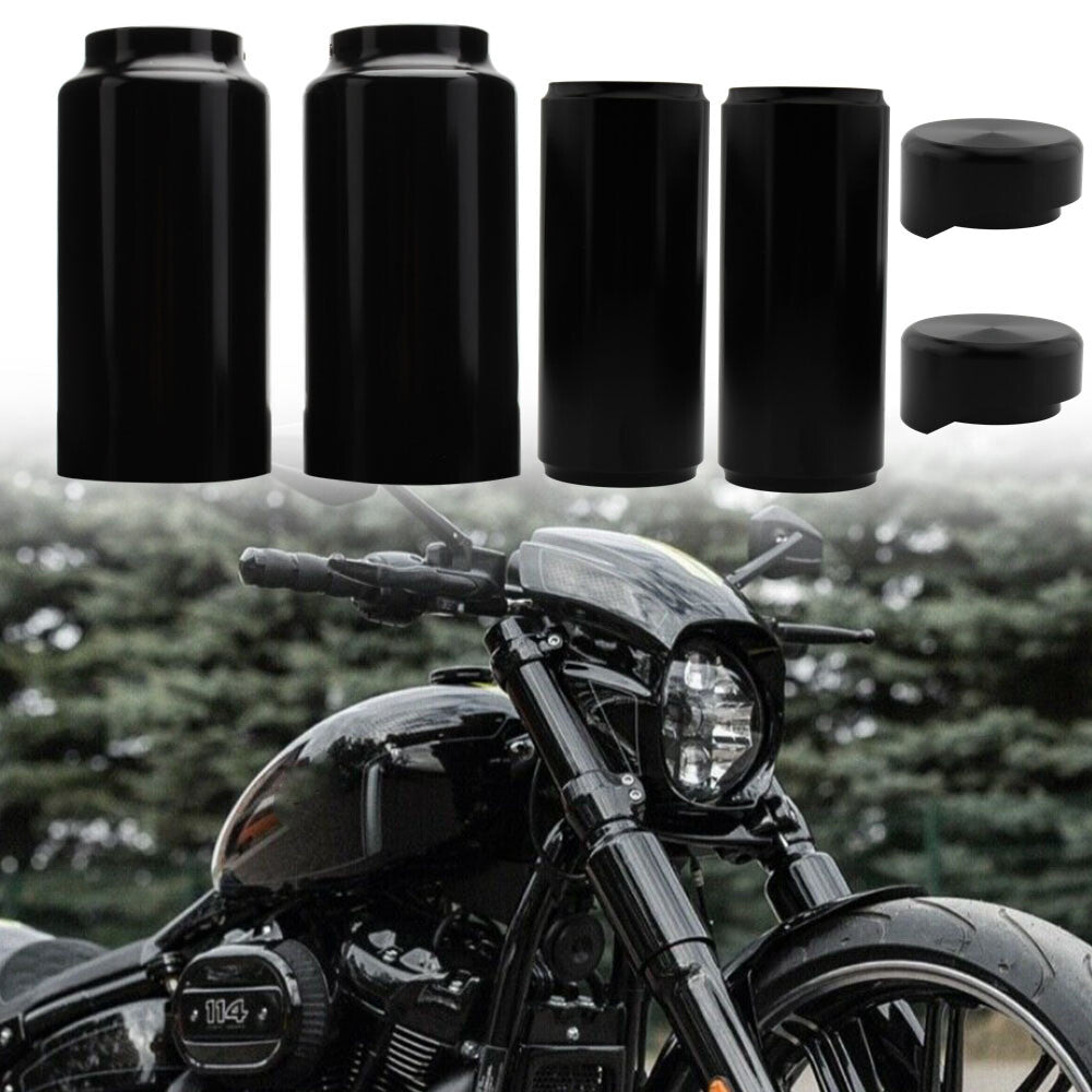Motorcycle Fork Boot for Harley Softail Breakout FXBR FXBRS 18+ Full Fork Cover