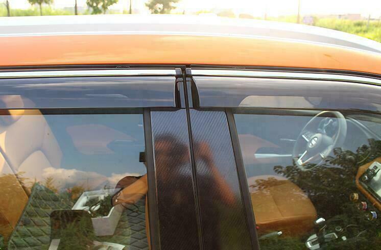 for Nissan Kicks 2018-2022 Car Window Visor Vent Sun Shade Rain Guard Door Visor