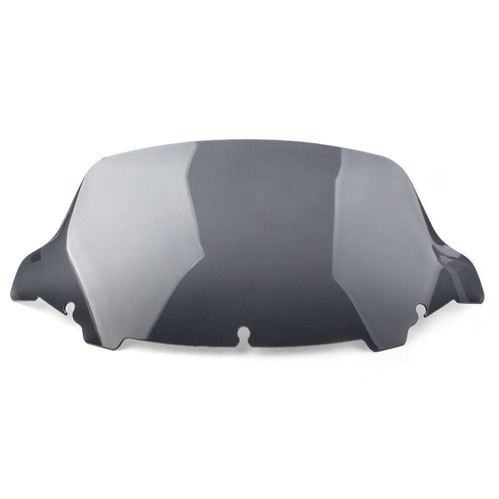10.5'' Smoke Wave Windshield Windscreen for Harley Touring Street Glide 2014-24