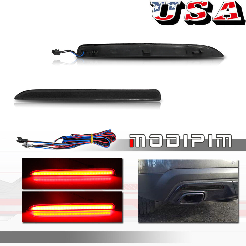 Smoked Lens LED Rear Fog Light, Brake Backup Reverse for 2016 - 2019 for Explorer - v