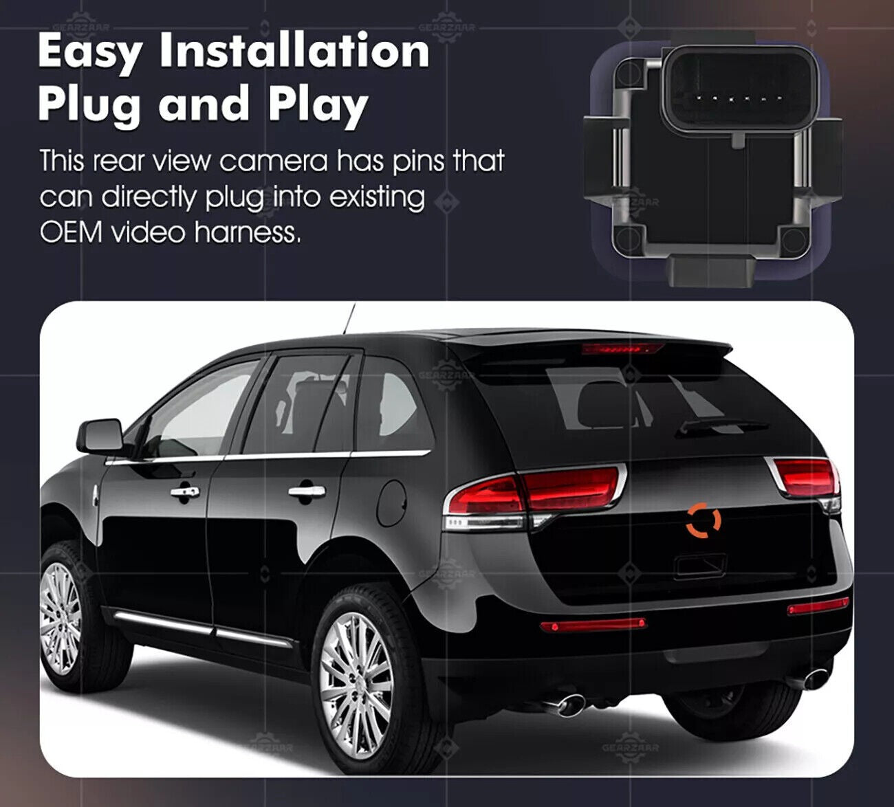 Rear View Back Up Parking Camera for Lincoln MKX 2011 2012 BA1Z-19G490-B US KY