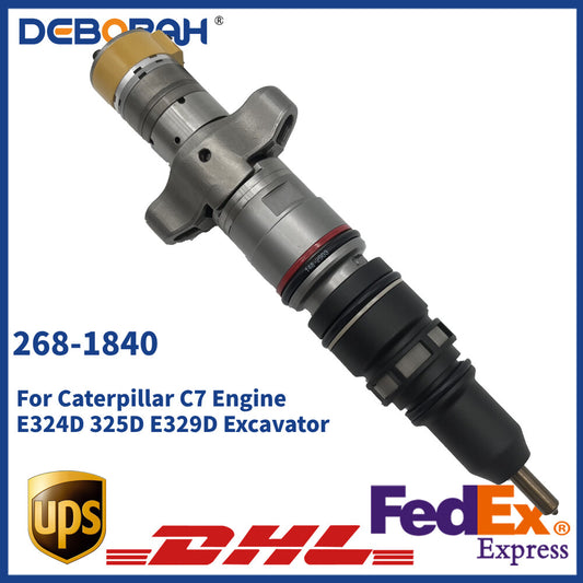 268-1840 Fuel Injector for Caterpillar C7 Engine 324D 325D Excavator 2681840