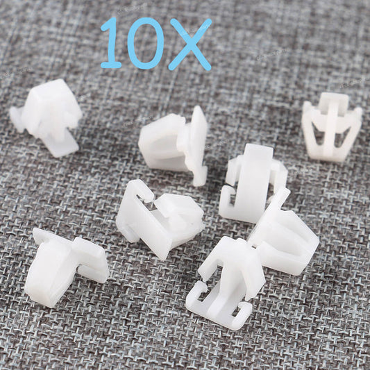 10x Front Moulding Door Body Side Clips for Honda 75305-S0A-003 Nylon Retainer