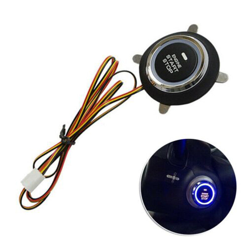 Car ignition switch 12V engine start button keyless entry starter - n