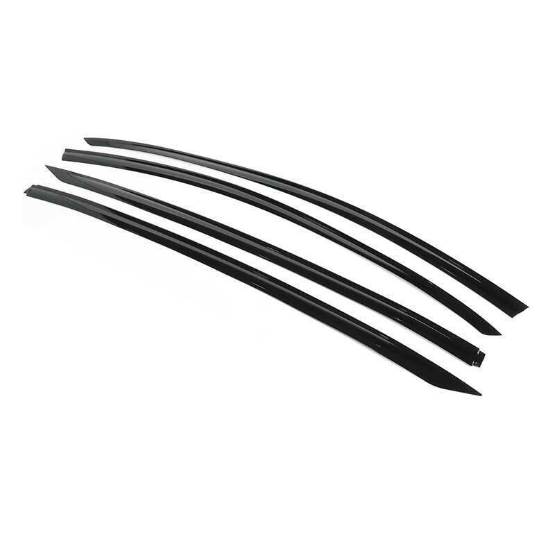 for Model Y 2021 Gloss Black Window Visor Shade Sun Rain Guard 4pcs n