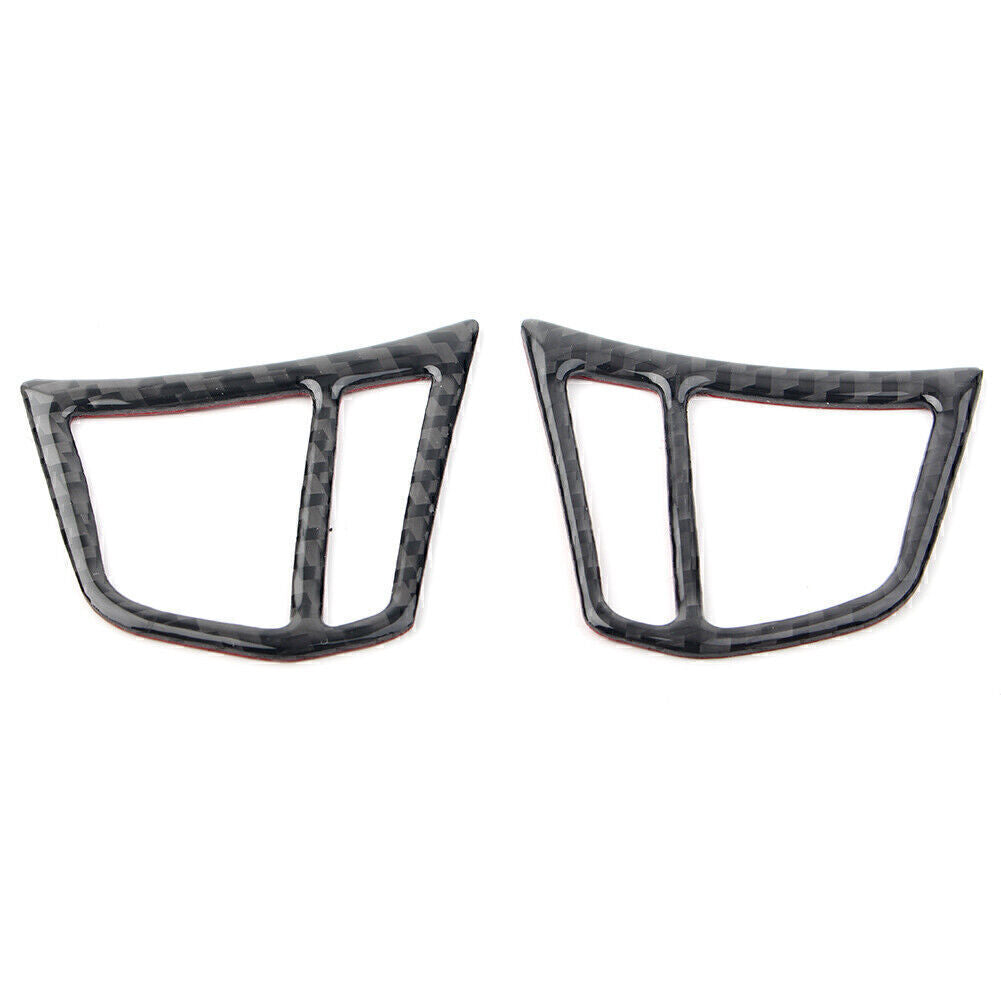 2x Steering Wheel Button Frame Cover Trim Sticker Fit for BMW F20 1 F21 2 F30 3 F32