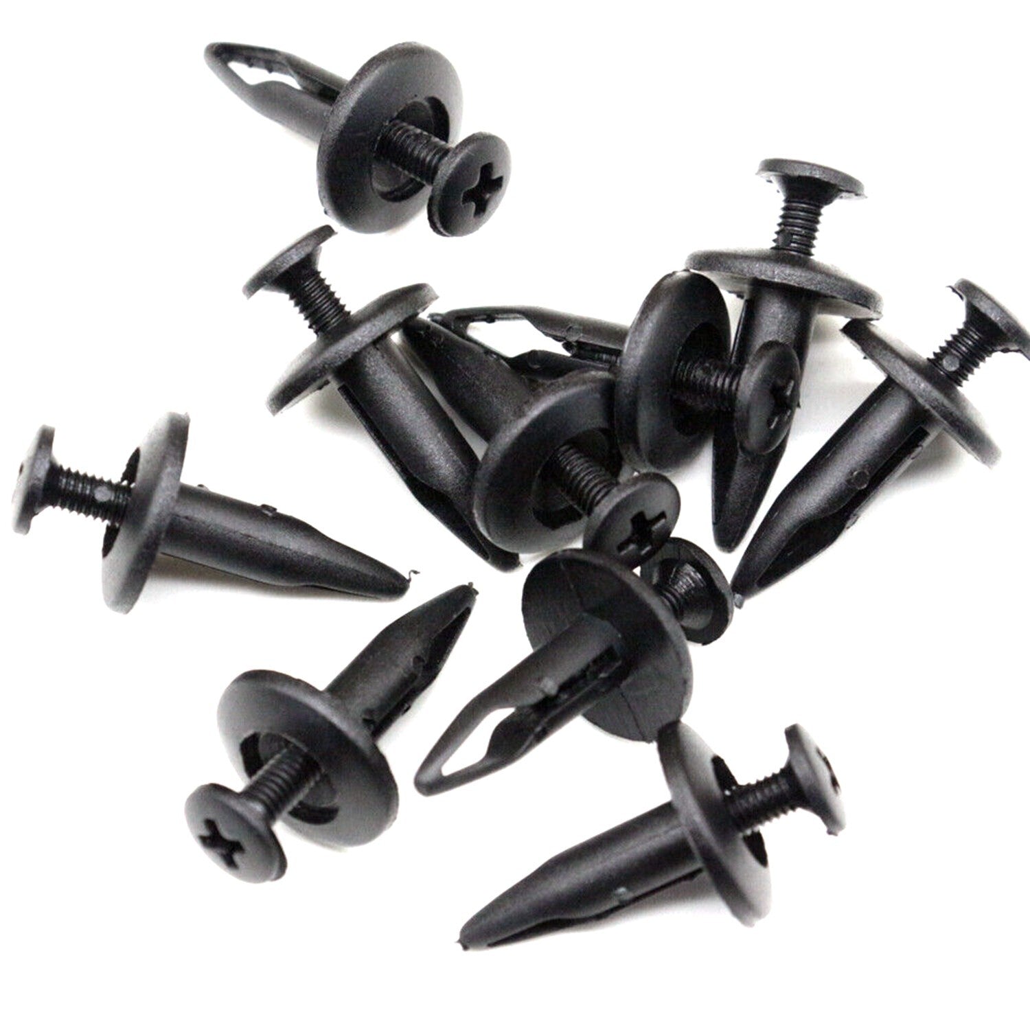 30Pcs Fender Liner Rivet Nylon Trim Clips 6.5mm for Jaguar X-Type C2S9354020