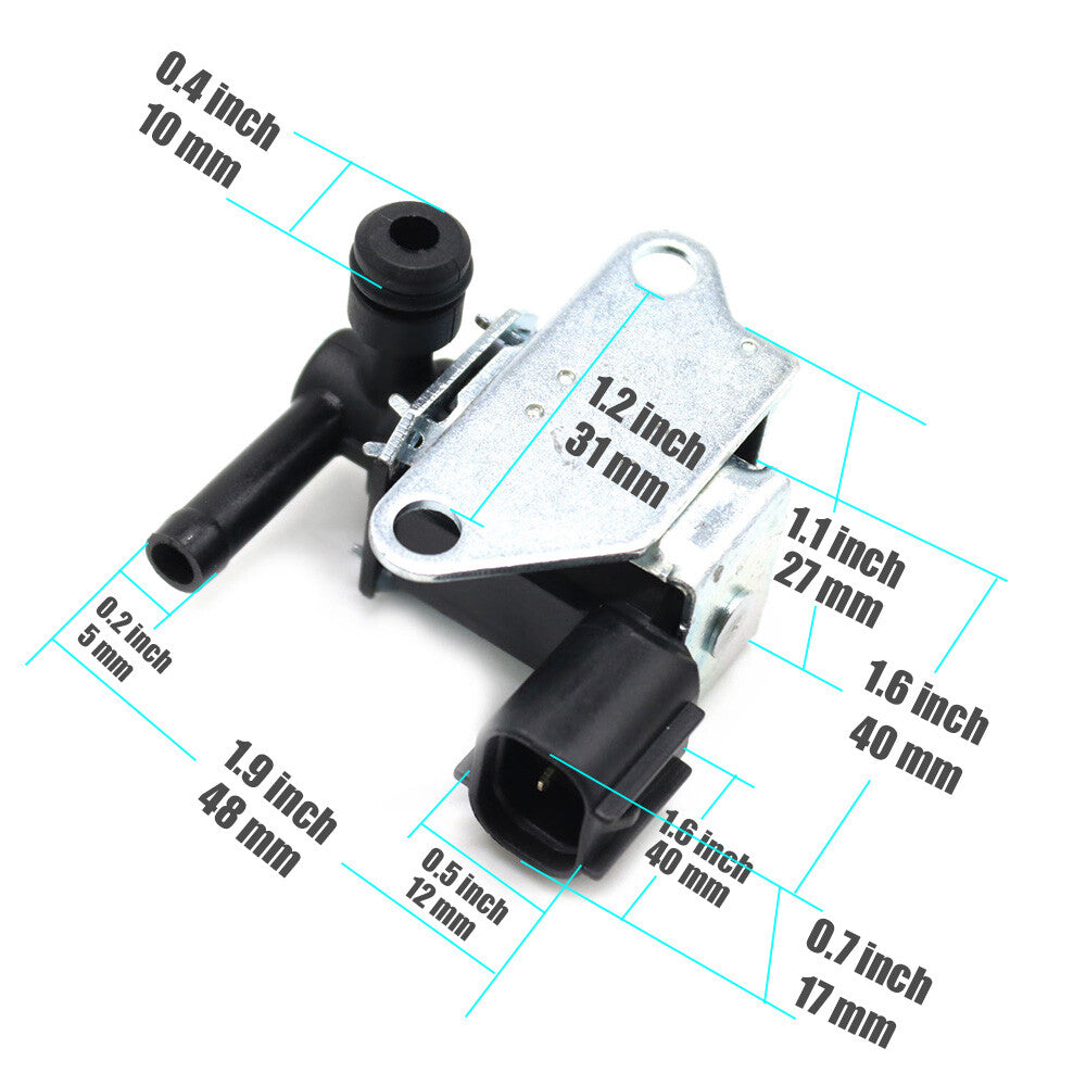 The steam tank purification solenoid valve is suitable for Acura RSX Type-S 36162-PNC-005 models manufactured between 2002 and 2004. v
