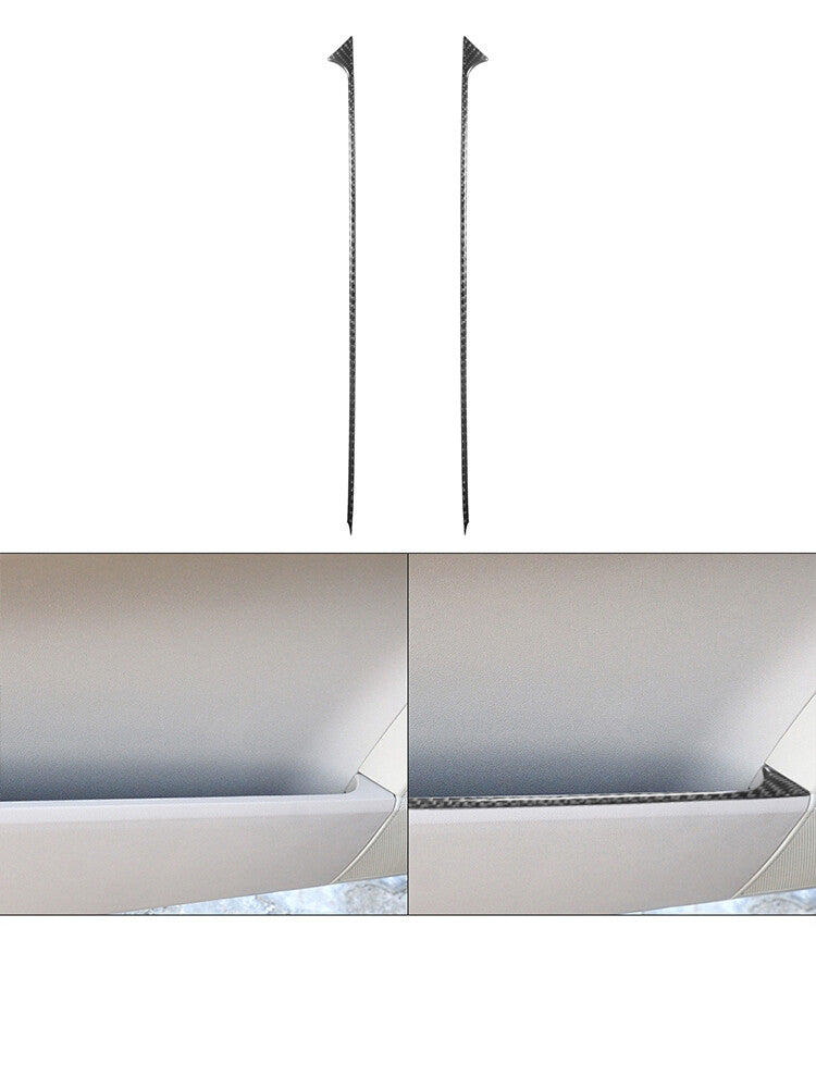 Carbon Fiber Central A/C Console Panel Cover Trim for RAM Promaster 2014-2021 v