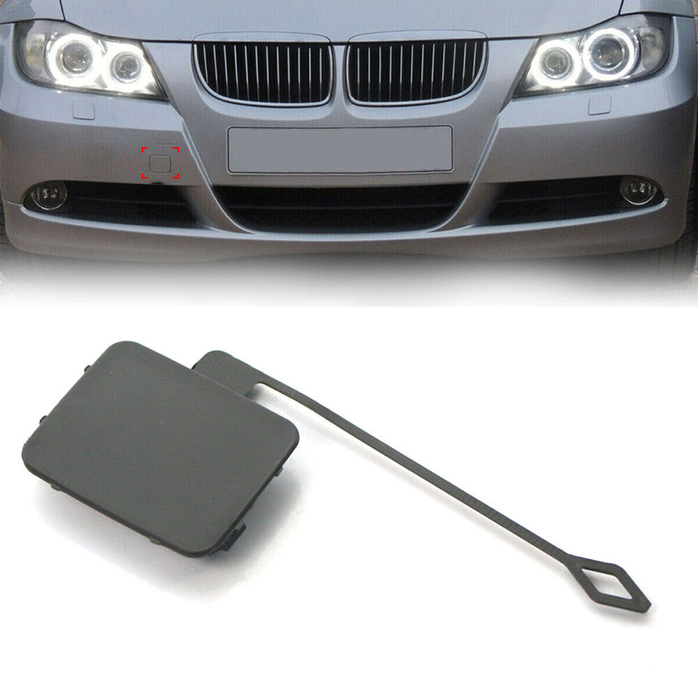 Front Bumper Tow Eye Hook Cover Cap Primed for BMW E90 E91 318i 320i 328i 330i Q