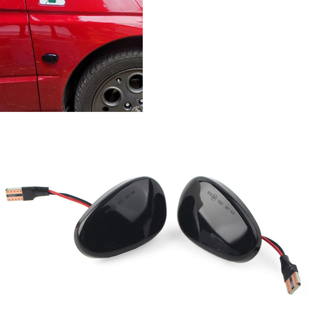 for Alfa Romeo 145 146 155 GTV Spider 2X Dynamic LED Side Marker Indicator Light