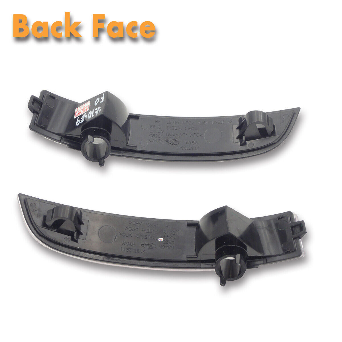2PC WING DOOR MIRROR LIGHT INDICATOR TURN SIGNAL LAMP for Ford Escape 2013-2016
