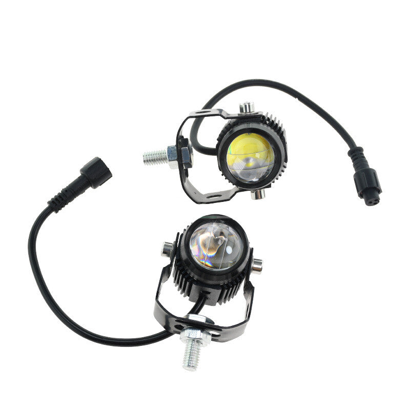 2-Pack Motorcycle All-Terrain Vehicle UTV LED Headlights and Driving Fog Lights n
