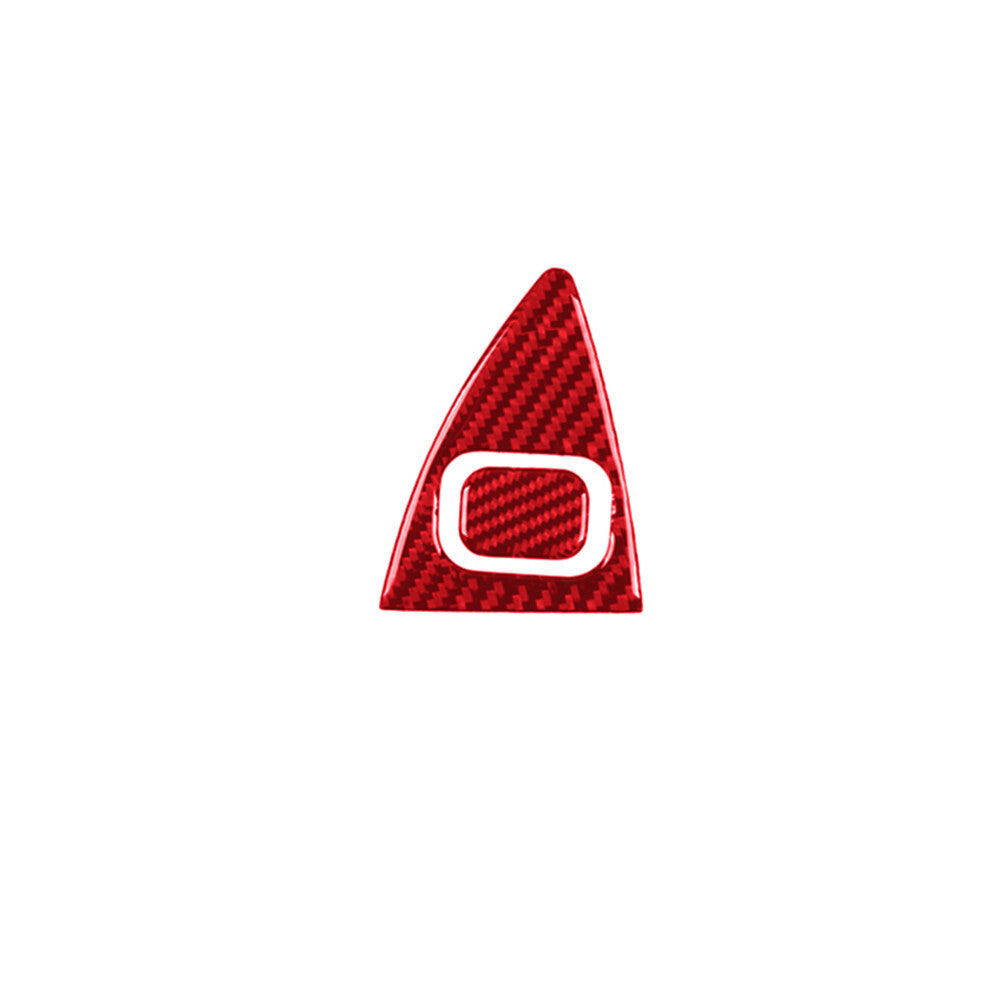 2Pcs Red Carbon FiberTrunk Release Button Cover Trim for Acura TSX 2009-2014