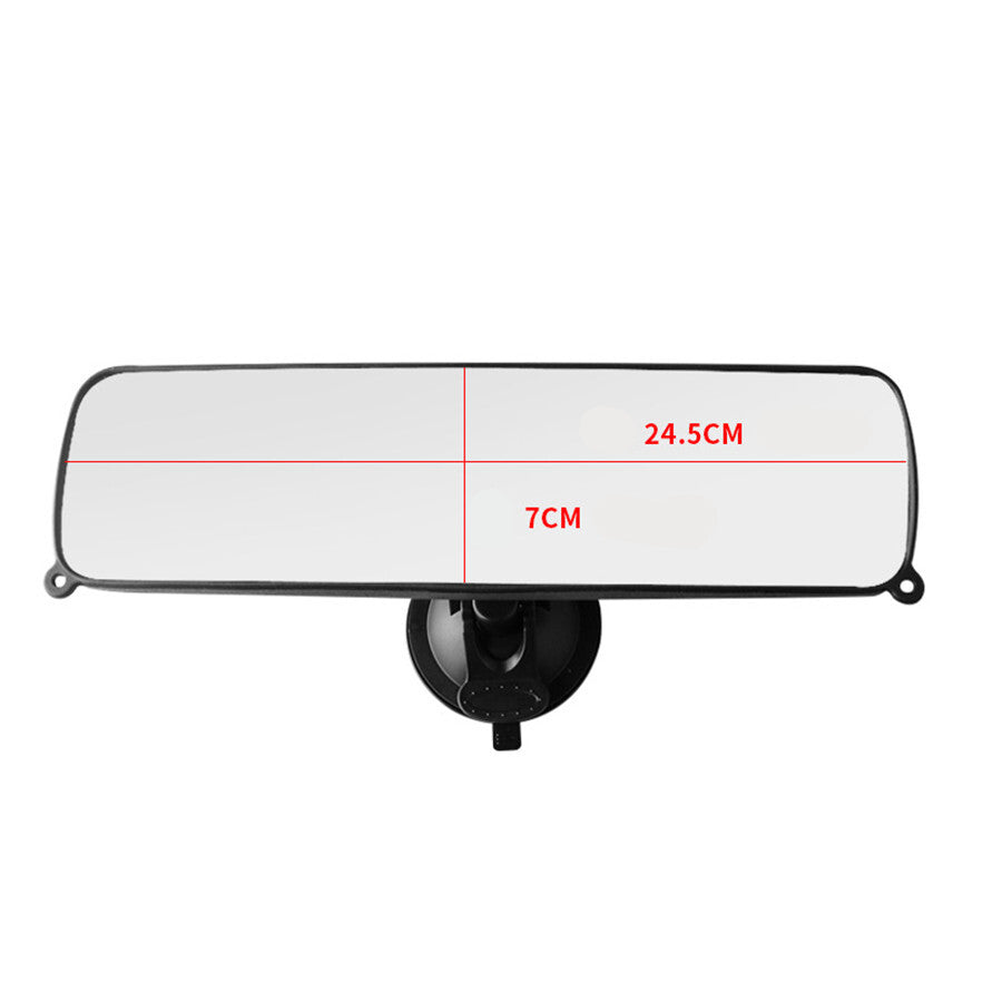 Car Truck Boat Interior Rear View Mirror Wide Suction Cup Mirror Anti-glare