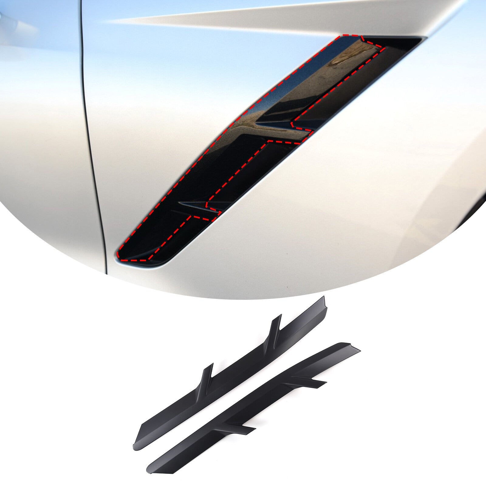 for Benz C-Class W206 22-23 Silver Steel Roof Microphone Frame Cover Trim 2- v