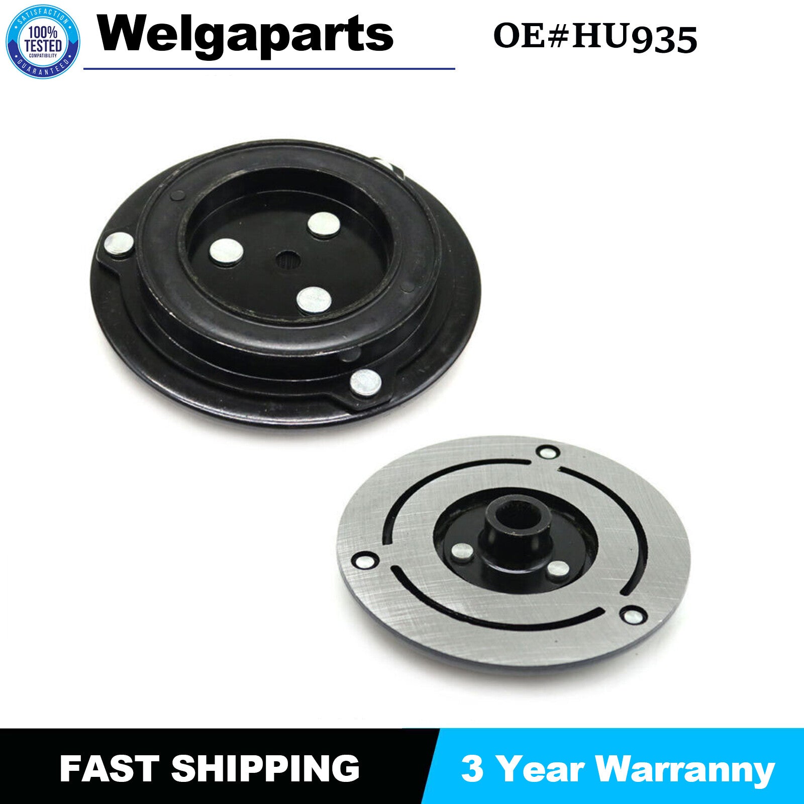 New HU935 for Toyota Tacoma 05-16 2.74.0L A/C AC Compressor Clutch Hub Plate