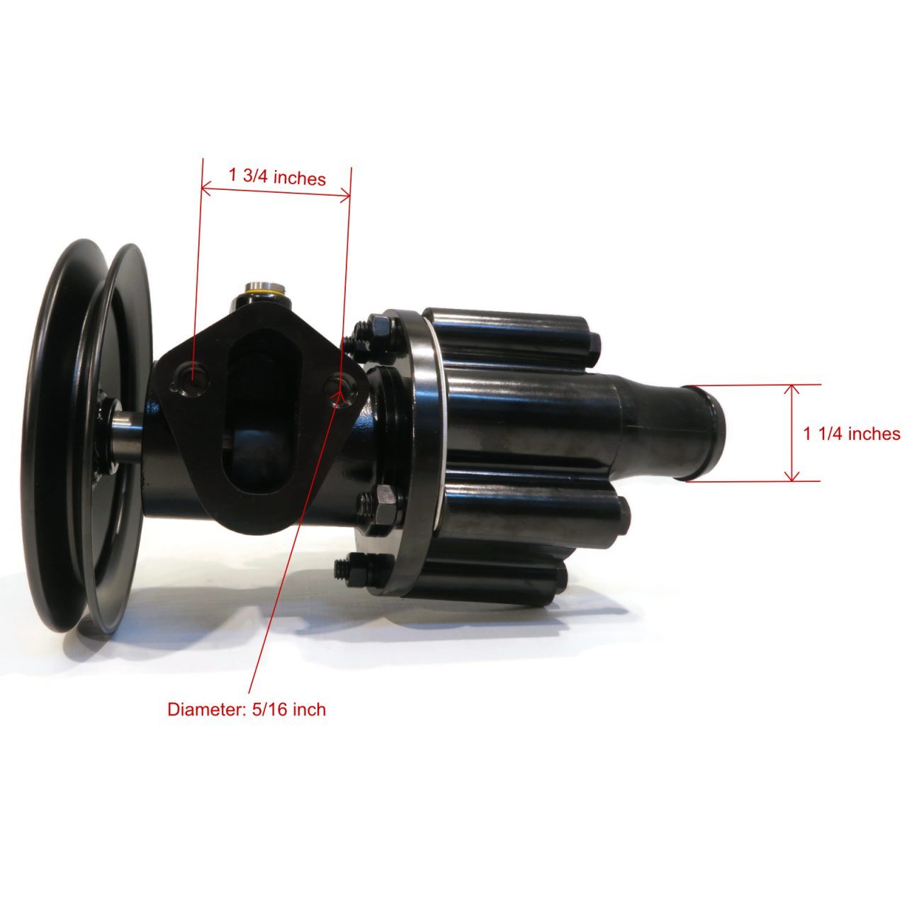 FOR Raw Sea Water Pump belt driven fuel W/ pulley MerCruiser Bravo 454 7.4L 502
