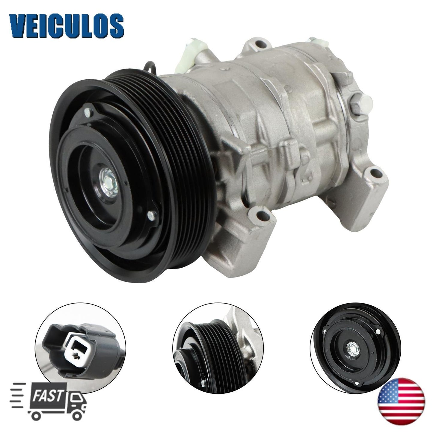 for Honda Accord 2.4L 2008 2009 2010 2011 2012 AC A/C Compressor for CO 11224C