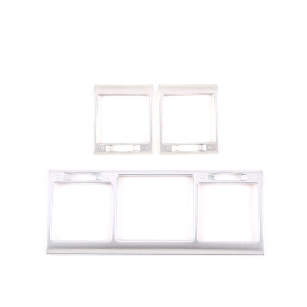 3¡ÁSilver ABS Center Side Air Vent Outlet Trim for Benz G Class W463 G500 2004-11