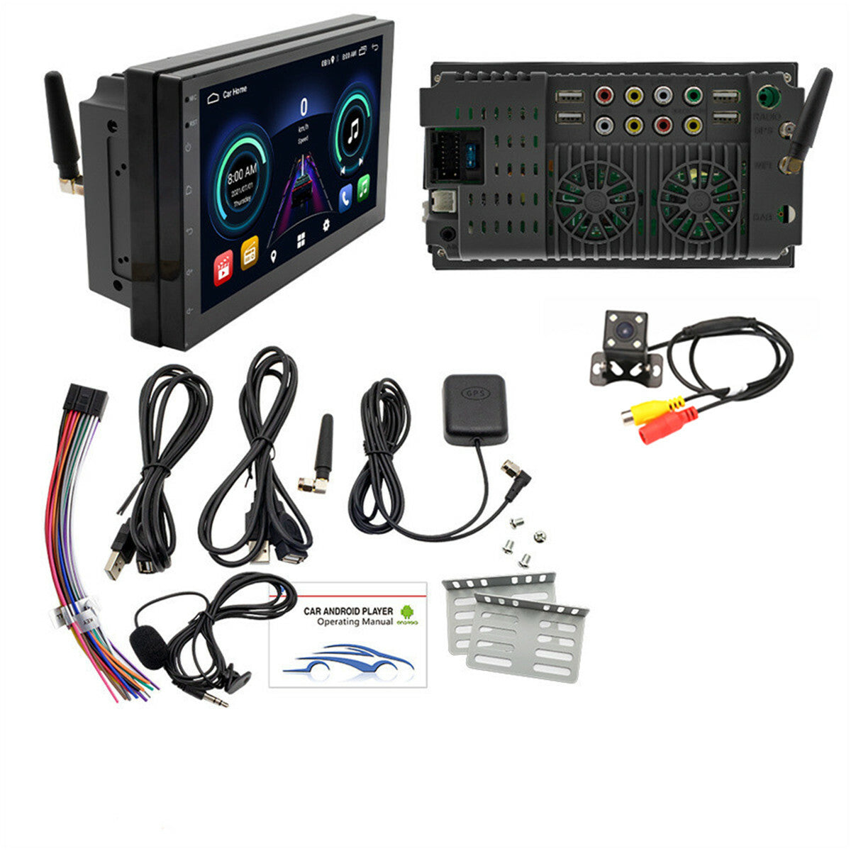 2DIN Android10.1 Car Radio GPS Navigation Audio Stereo Multimedia MP5 Player