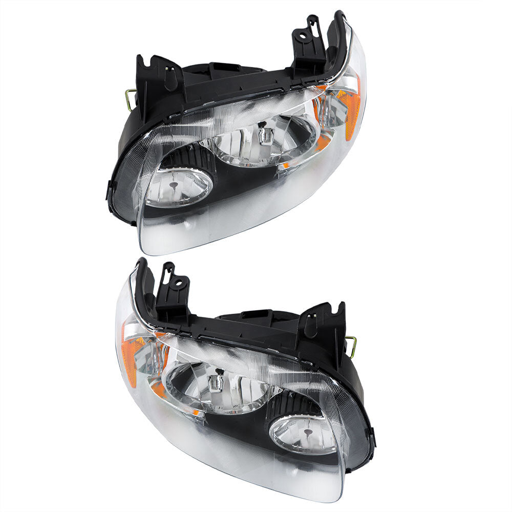 Chrome is suitable for 2005-2007 Escape LH+RH headlights with clear lenses and halogen lamps. n