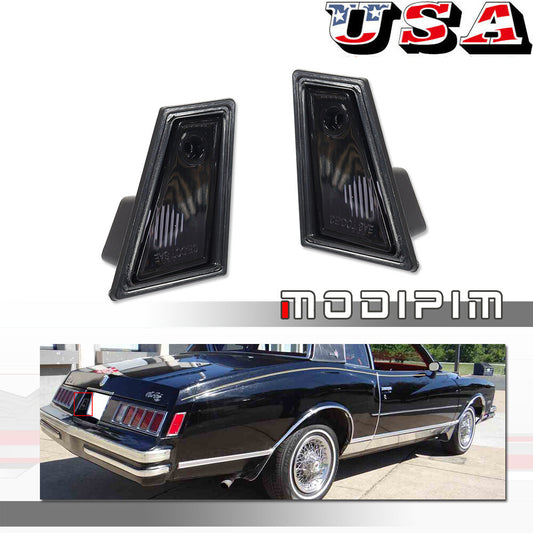 Smoke lens rear license plate light applicable to 79-88 New Monte Carlo Monte Carlo SS LS Q