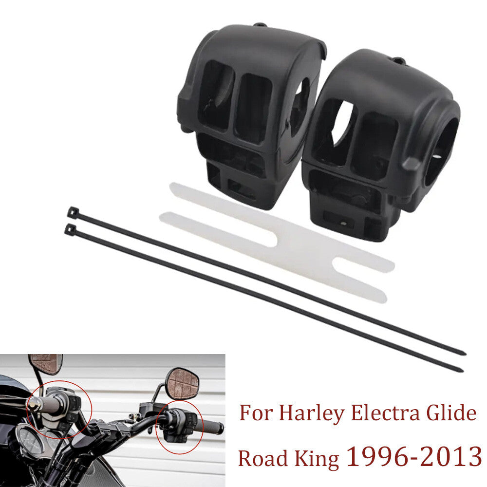 Handlebar control switch housing protective cover kit for Harley Touring 1996 - 2013 - n