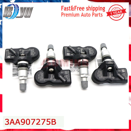 4PCS 3AA907275B Tire Pressure Monitoring Sensor TPMS for Volkswagen CC for Tiguan