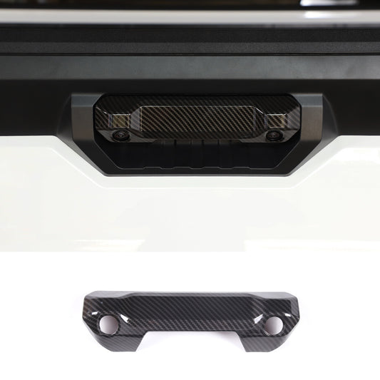 2 Black view mirror rainproof eyebrow cover decoration suitable for @ FJ Cruiser 07-21- v