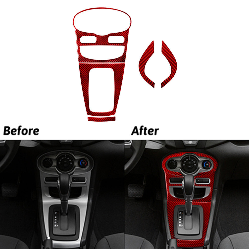 Power Socket Trim Panel Carbon Fiber Interior For FJ Curiser 2007-2021 v