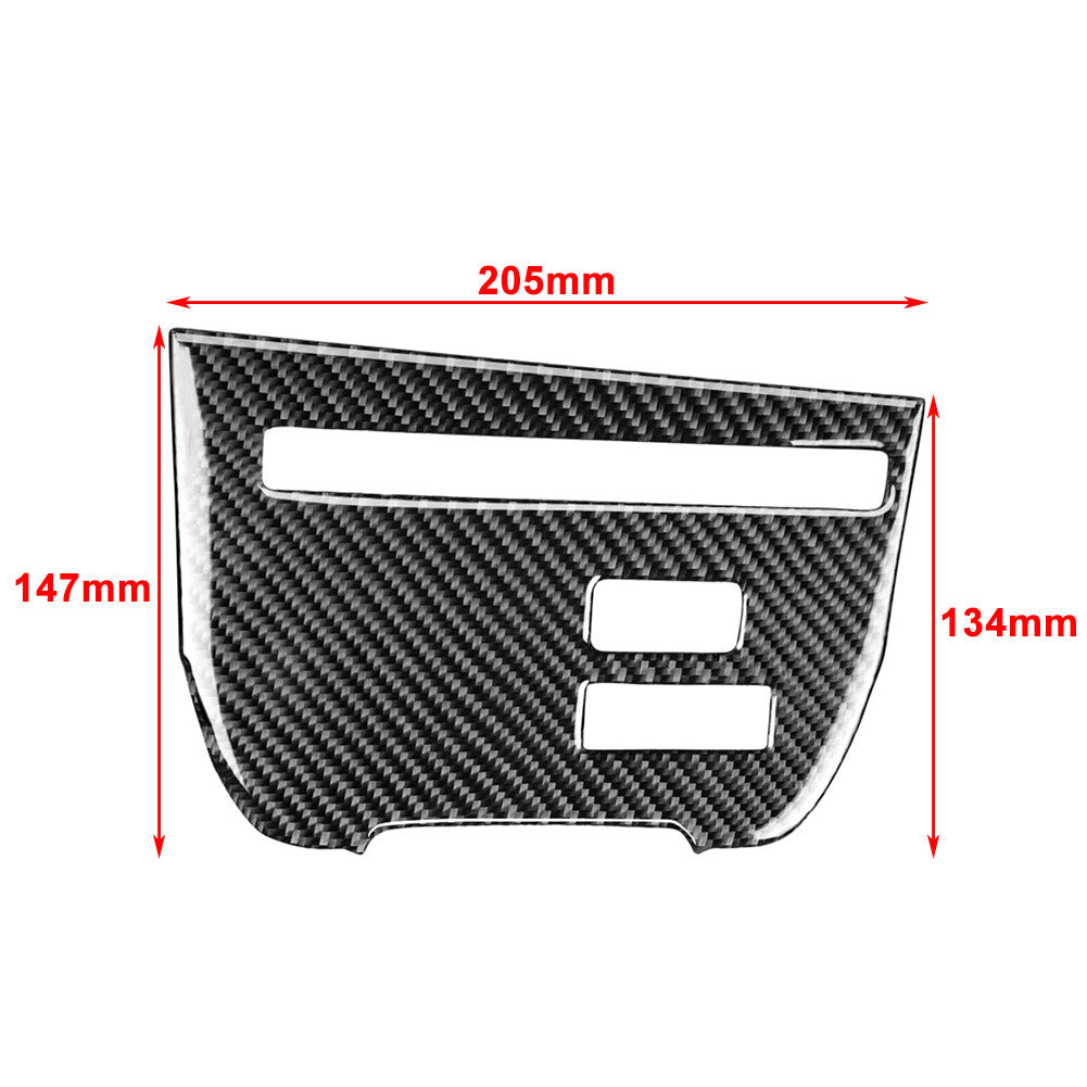 Central Console CD Panel Cover Trim for Nissan GTR R35 2008-16 2009 10