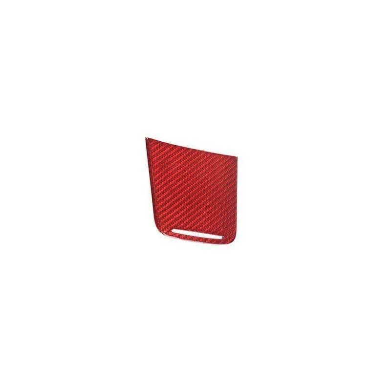 Fit for Porsche 718/911 Red Dry Carbon Fiber Cigarette lighter panel cover trim