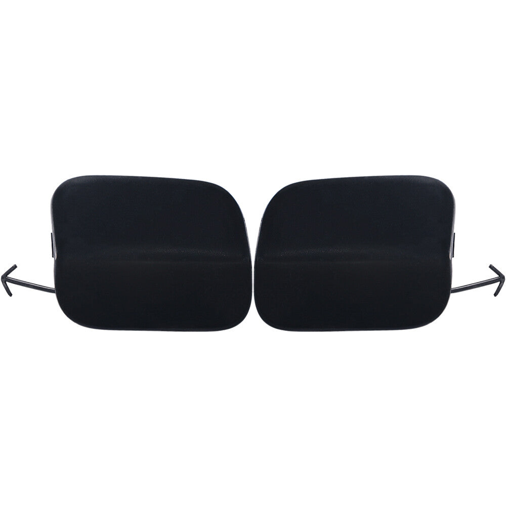 Primed Left  Right Bumper Tow Hook Covers Fit for Toyota Highlander 2014-16 New Q