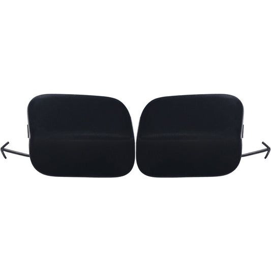Primed Left  Right Bumper Tow Hook Covers Fit for Toyota Highlander 2014-16 New Q