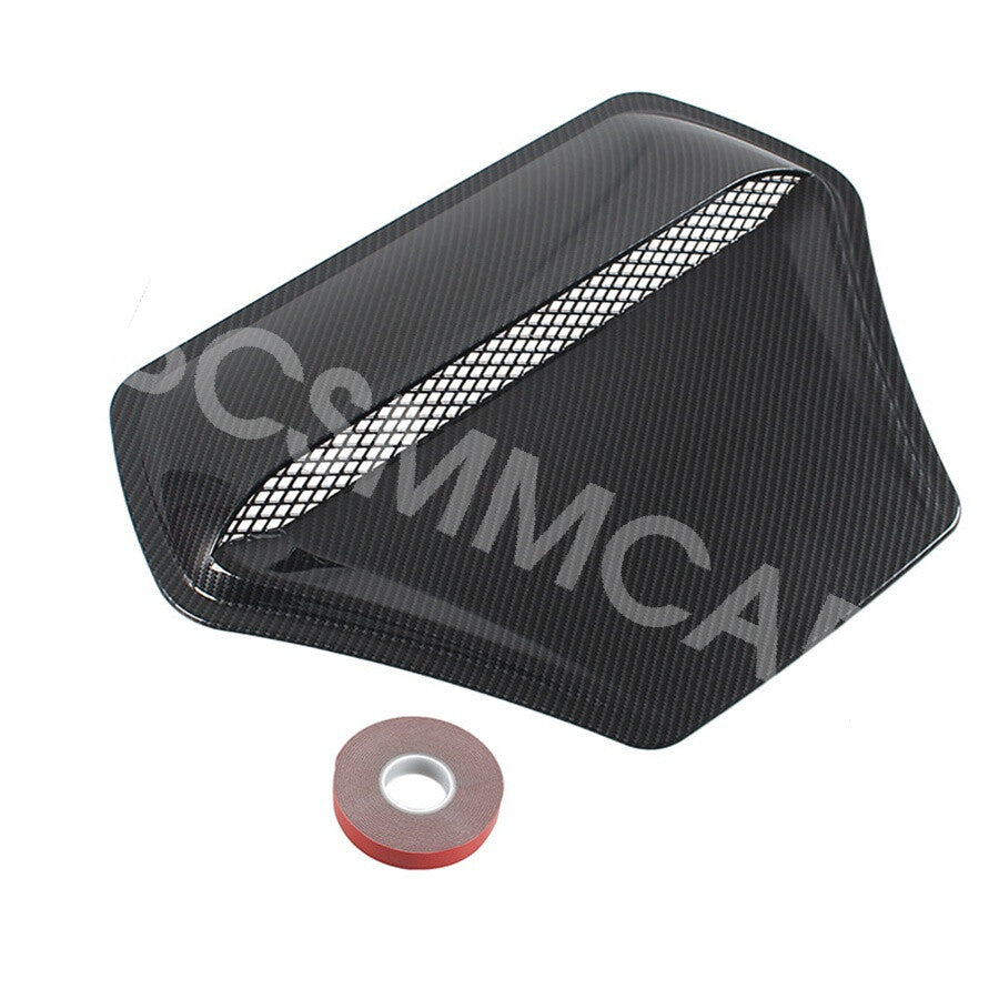 Car Hood Vent Scoop Scoop Cover Air Flow Intake Accessories Carbon Fiber Look Q