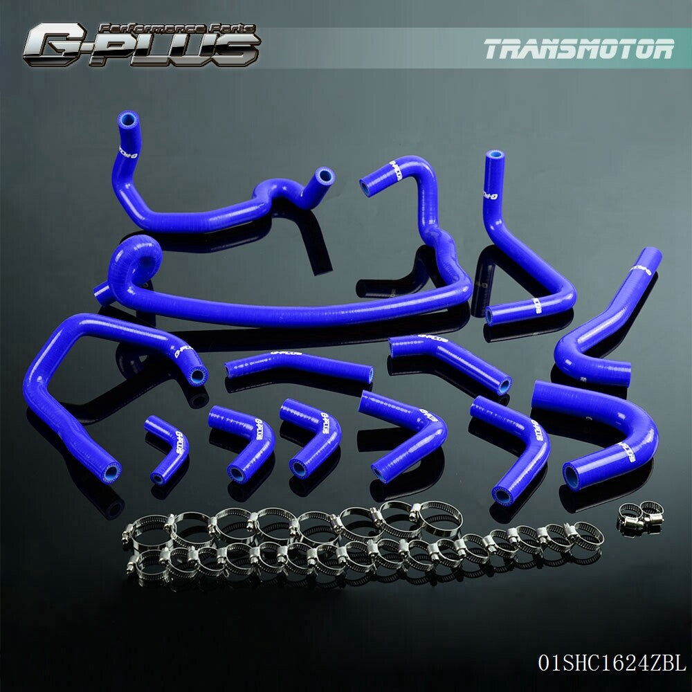 Blue Silicone Heater Hose Tube Kit for Skyline GTR R33 R34 RB26DET - v