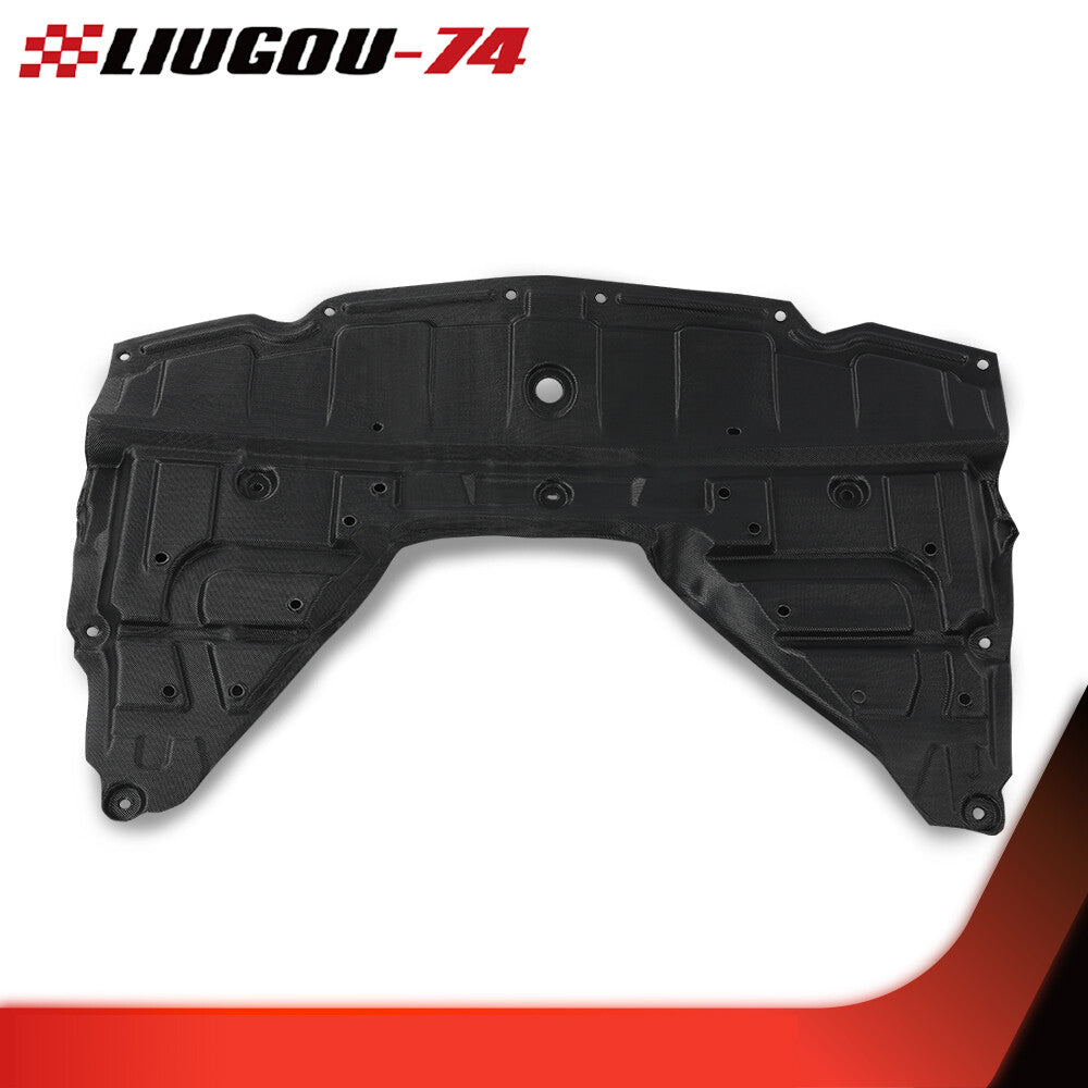 Suitable for 14-20 for Nissan Rogue front engine splash guard cover (black) Q