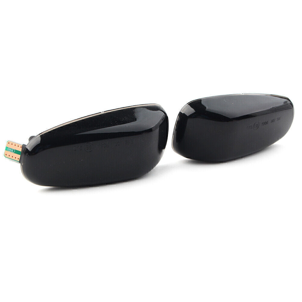 LED Dynamic Side Marker Turn Signal Light for Mercedes-Benz C E CLK Class Black