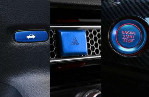 1 Piece Car 82mm Blue Logo LED Badge Backlight Sticker For 3 5 7 - v
