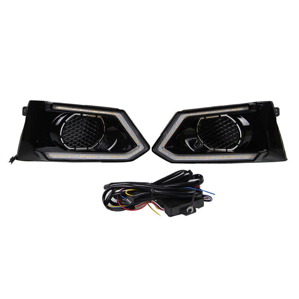 for Nissan Altima Teana 2019-2020 Double Colors LED DRL Daytime Running Lights Q