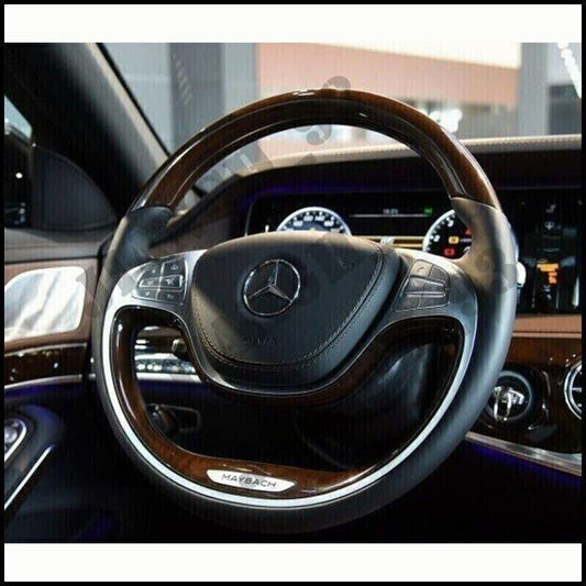 for Maybach Silver style steering wheel emblem Badge for Maybach 14-17 S-Class