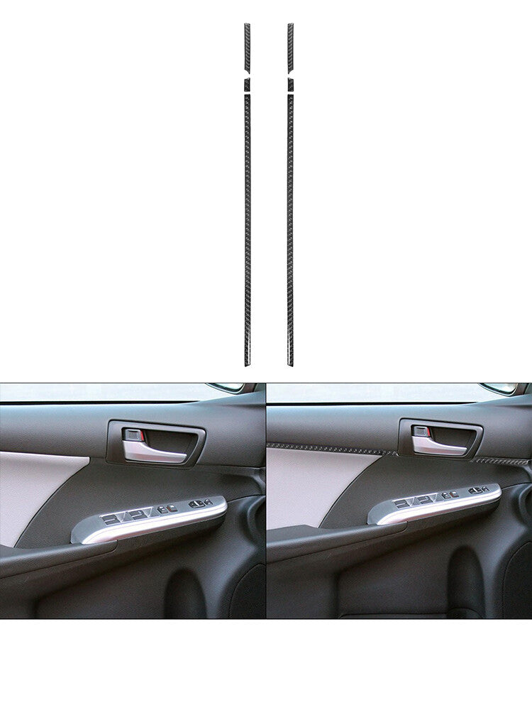 Carbon Fiber Interior Hazard Light Button Cover Trim for Honda for Civic 2003-2005 v