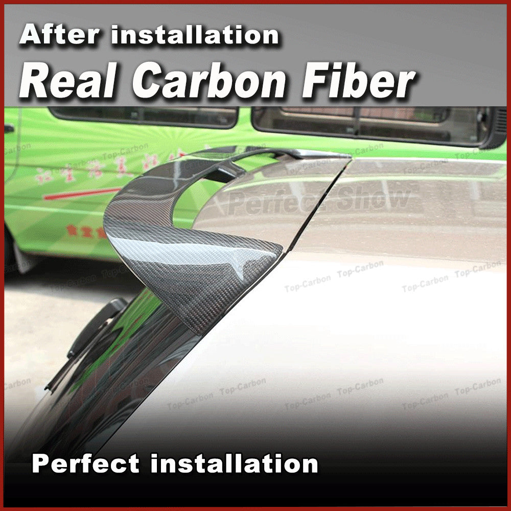 Carbon Fiber Rear Roof Spoiler Wing For Volkswage for Golf 7 MK7 VII 14-17 Non GTI R